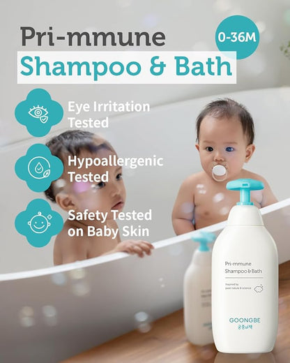 Pri-mmune Shampoo & Bath - Korean Baby Wash 11.8 fl.oz. 2 Pack