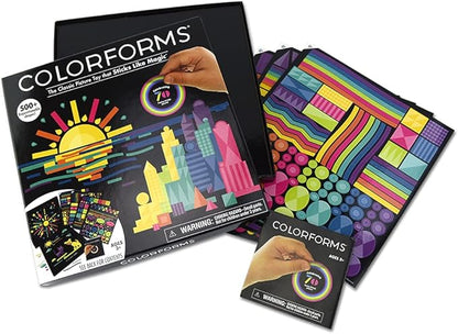 Colorforms Stickers for Kids, 70th Anniversary Box Set - Stickers for Adults, Arts and Crafts, Scrapbook Stickers, Kids Crafts, 500+ Kids Stickers, Stickers for Boys and Girls Ages 3+