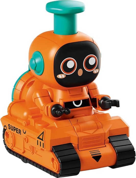Press & Go Baby Toy Car, Robot Push-Along Vehicles with Fine Motor Skills 3 4 5 6 7 Years