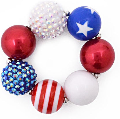 Sunrade Dress Up Jewelry for Little Girls Kids Necklaces Fashion Girls Chunky Beads Bubblegum Necklace and Bracelet Set Toddler Jewelry Costume Play Necklace
