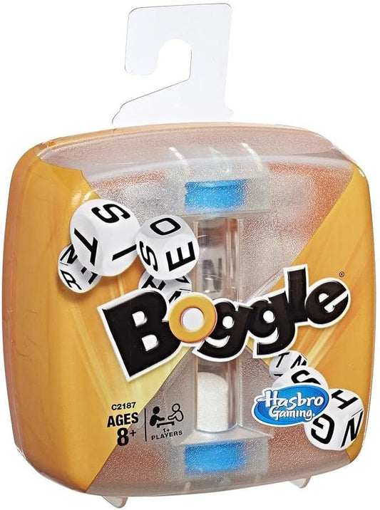 Boggle Classic Game | Word Search Games | Ages 8+ | 1 or More Players | Portable Travel Size | Fun Family Dice Games for Adults and Kids