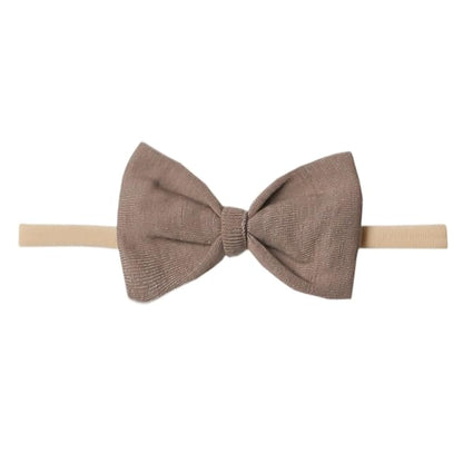 Copper Pearl Baby Bows: Stylish Headbands for Baby Girls, Premium Soft and Stretchy Baby Headbands