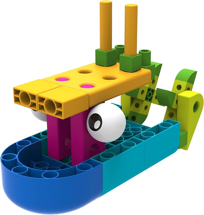 Thames & Kosmos Kids First Boat Engineer STEM Experiment Kit for Young Learners, Build 10 Non-Motorized Models, Play & Learn with Storybook Manual, Parents’ Choice Gold Award Winner