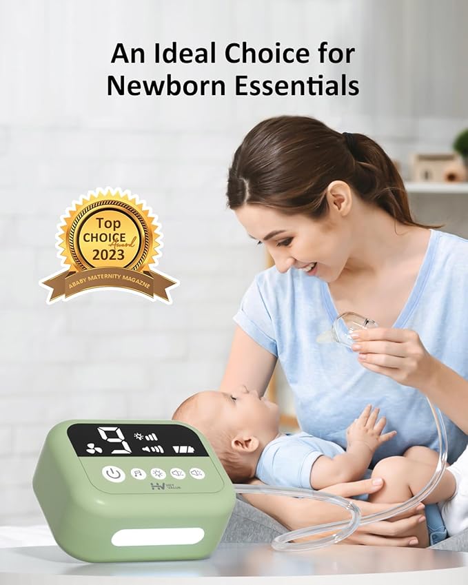 HEYVALUE Hospital Grade Nasal Aspirator for Baby, Nose Sucker with 9 Levels Suction