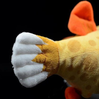 ZHONGXIN MADE Simulation Pufferfish Plush Toy - Real Life Yellow Blowfish Plush Toy Lifelike, Sea Animals Puffers Stuffed Toys Soft Aquarium Fish Dolls, Gifts for Kids, 9 Inches (Yellow)