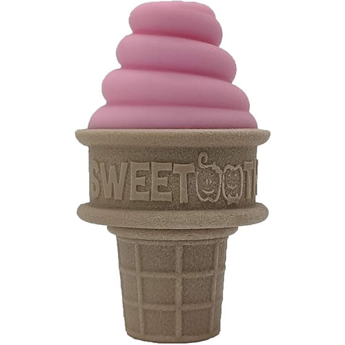 SweeTooth Ice Cream Cone Shaped Baby Teether - Pretty Pink