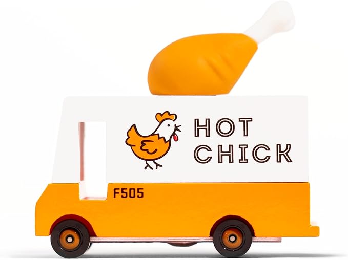 Candylab Toys CANDYCAR® Wooden Food Truck Collection - Fried Chicken