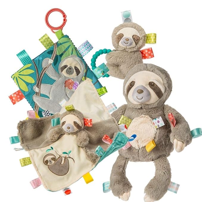 Taggies Stuffed Animal Soft Toy, Molasses Sloth 12-Inches