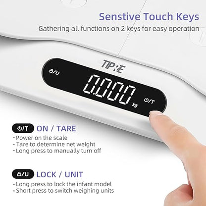 Baby Weight Scale, Infant Scale with Detachable Tray 400lb/180kg