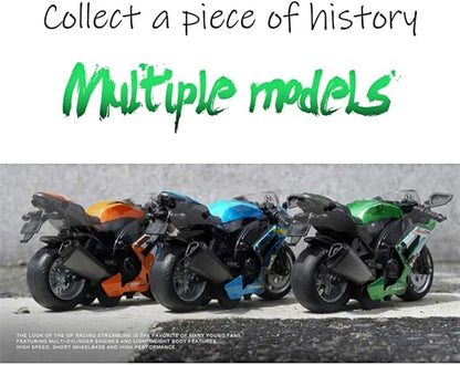 Pull Back Motorcycle Toys, Tiny Gift with Music Lighting 3 4 5 6 7 8