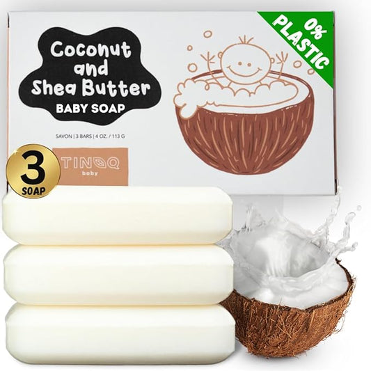 Baby wash and Shampoo | Organic Baby Soap Bar 3 BARS