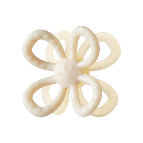 Baby Teething Toys, Silicone Teether Relief Soothing Sore Gums, Baby Chew Toys, Baby Toys 3-12 Months Beige