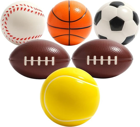 Yonge & Finch Outdoor Toys for Toddlers 1-3, Balls for Toddlers 1-3, Bouncy Balls for Kids, 2 Year Old Toys, Stress Balls Bulk, Soft Play Equipment, Gifts for 2 Year Old Boys