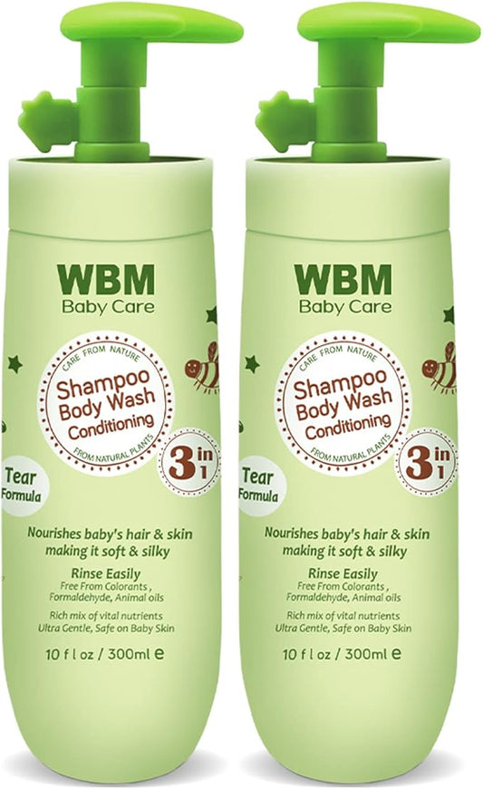 WBM Care 3 in 1 Baby Shampoo, Body Wash & Conditioner 10 oz 2 |