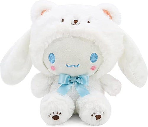Cartoon Kawaii White Bear Cross-Dressing Series Plush,Soft Plush Doll Cute Soft Toys, Plush Pillow Stuffed Animals Toy Birthday Gifts for Girls Kids (WhiteBear-D-8in)