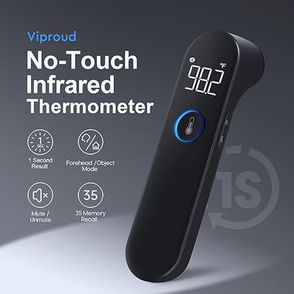 No-Touch Forehead Thermometer for Adults and Kids, Fast Accurate Baby
