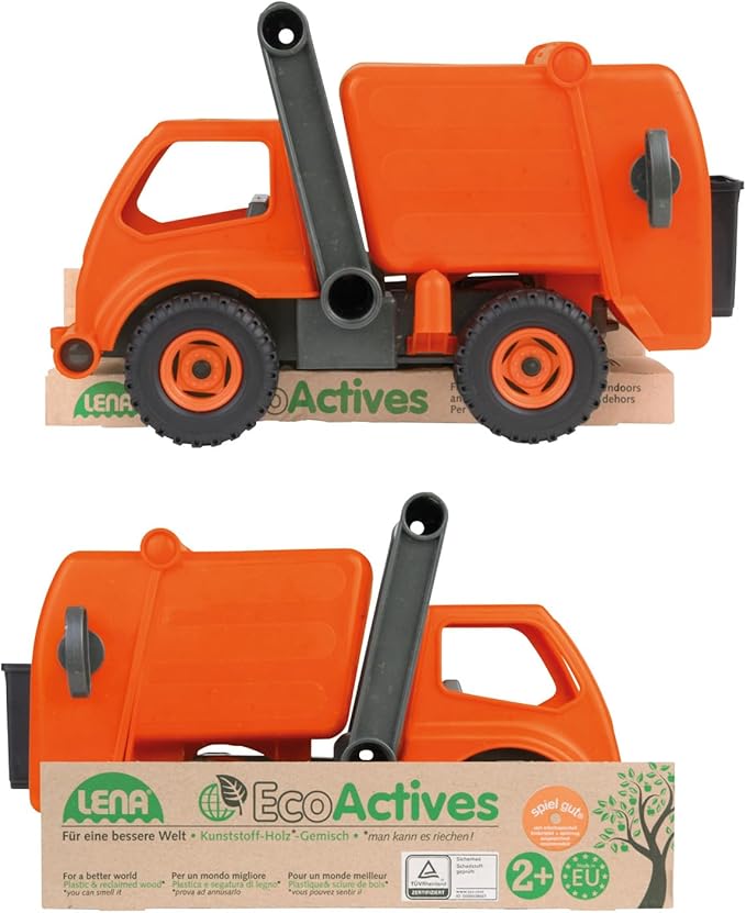 ksmtoys Lena Eco Active Garbage Truck Toy for Kids, Easy