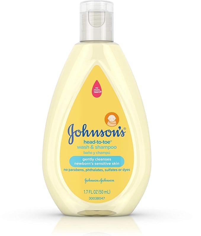 Johnsons Baby Head To Toe Wash And Shampoo 3 pack 1.7 Ounce