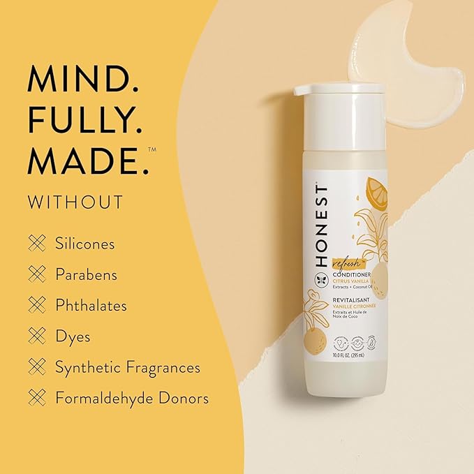 The Honest Company Silicone-Free Conditioner | Gentle for Baby 10 fl