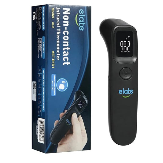 Elate Non-Contact Forehead Thermometer for Adults and Kids, No-Touch Digital Baby Thermometer for Infants/Newborns