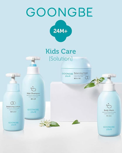 Kids Shampoo & Body Wash - Korean Kids Hair & Body Cleanser for Dry, Sensitive Skin 11.8 fl.oz.