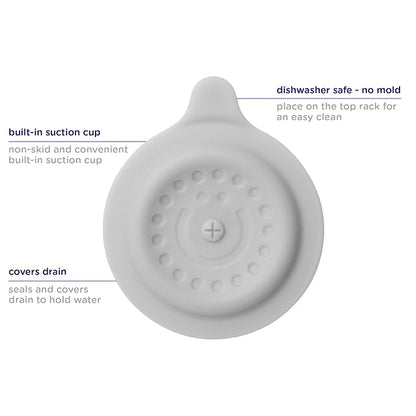 Ubbi Bath Drain Cover, Spout Guard & Bath Mat Bundle