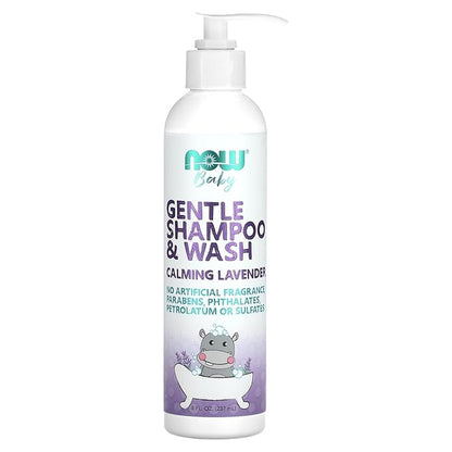 NOW Foods Baby, Gentle Shampoo and Wash 8 Fluid
