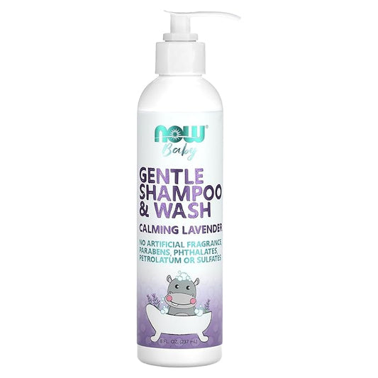 NOW Foods Baby, Gentle Shampoo and Wash 8 Fluid