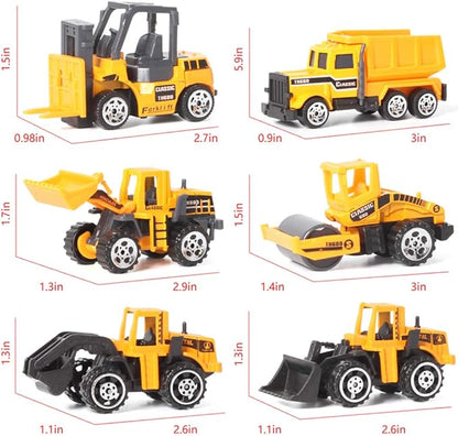 Jenilily Construction Toys Truck Die-cast Vehicle Transporter Car Set Excavator 3 4 5 Years