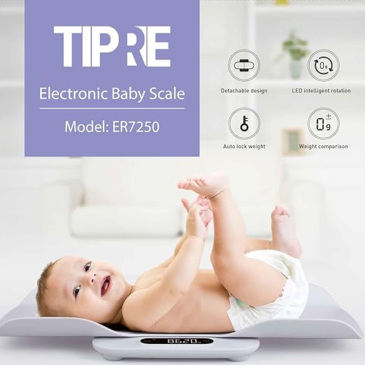 Baby Weight Scale, Infant Scale with Detachable Tray 400lb/180kg