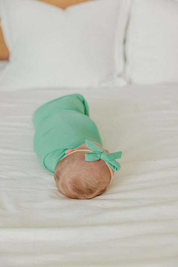 Copper Pearl Baby Bows: Stylish Headbands for Baby Girls, Premium Soft and Stretchy Baby Headbands