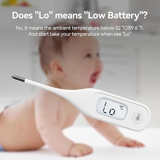 Berrcom Digital Thermometer for Adults and Kids, Medical Thermometer 10 Second