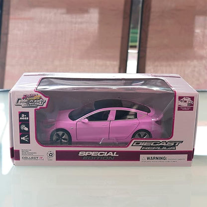 1:32 Scale Model 3 Alloy Car Model Diecast Toy Vehicles for Kids, car Model Toy，Pull Back Alloy Car with Lights and Music
