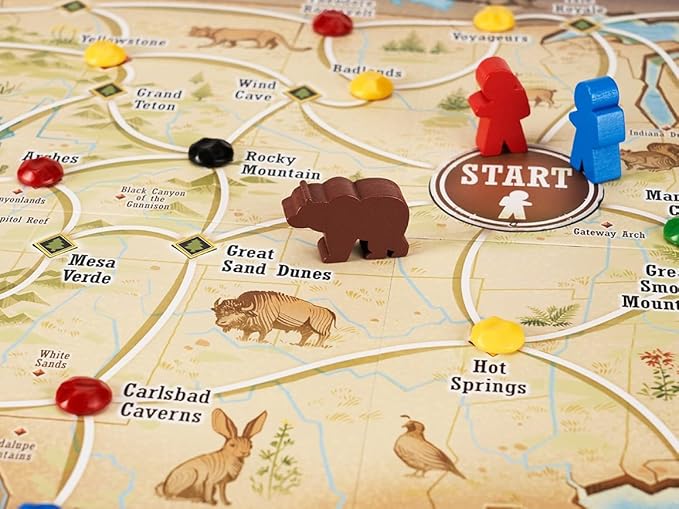 Underdog Games Trekking The National Parks (3rd Edition) - The Award-Winning Family Board Game | Great for Kids Ages 10 and Up | Easy to Learn | Designed for National Park Lovers