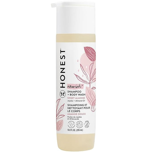 The Honest Company 2-in-1 Cleansing Shampoo + Body Wash | Gentle for Baby 10 fl
