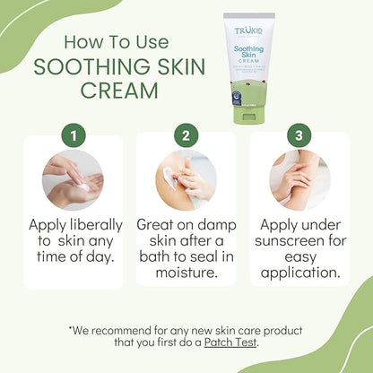 TruKid Soothing Skin Eczema Cream for Babies & Children, NEA-Accepted for Eczema 3.4oz