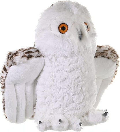 Wild Republic Snowy Owl Plush, Stuffed Animal, Plush Toy, Gifts for Kids, Cuddlekins, 12 Inches