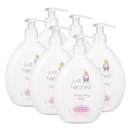 Sleepy Baby Wash Multi-Pack - Relaxing Bath + Body, Snuggly Yummy Fragrance 13.5 fl (6 Pack)