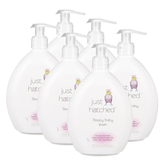 Sleepy Baby Wash Multi-Pack - Relaxing Bath + Body, Snuggly Yummy Fragrance 13.5 fl (6 Pack)