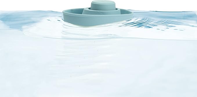 PlanToys Rubber Convertible Boat – Pastel Blue (5809)