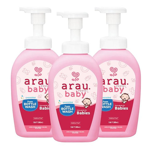 Foam Bottle Wash - Gentle Cleansing Soap for Baby Bottles, Pacifiers (16.9 fl 3)