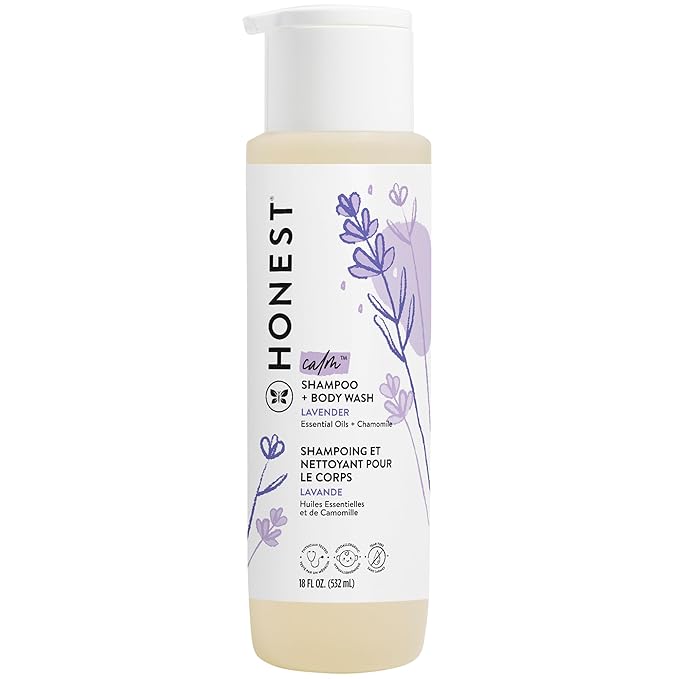 The Honest Company 2-in-1 Cleansing Shampoo + Body Wash | Gentle for Baby 18 fl