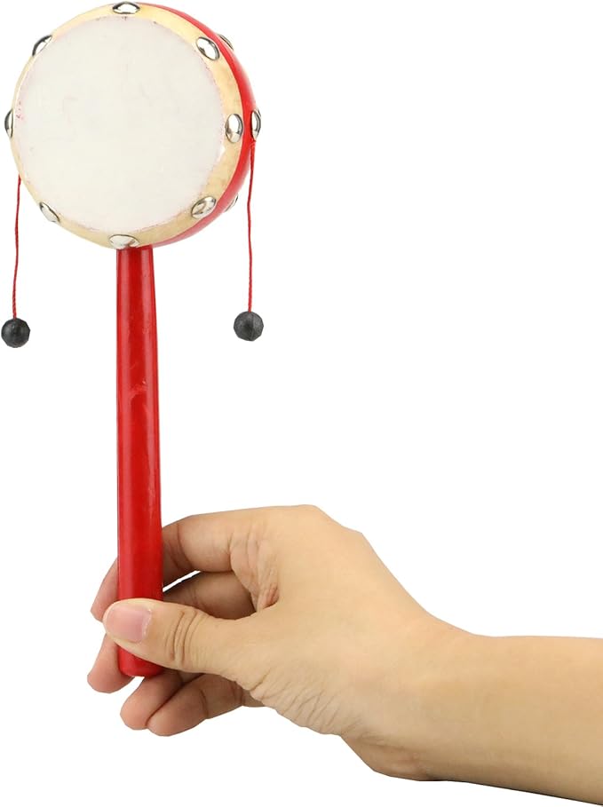 Toddler Musical Instrument, Wooden Percussion Musical Instruments Toy for Kids Toddlers, Preschool Educational Instrument Toy Set with Rattle Drum, Egg Shaker, Maracas for Boys and Girls