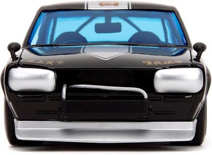 Tokyo Revengers 1:24 1971 Nissan Skyline GT-R Die-Cast Car & 2.75" Mikey Figure, Toys for Kids and Adults