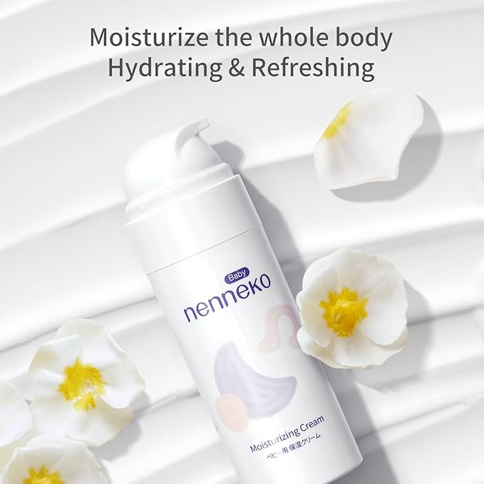NENNEKO Baby Daily Moisture Moisturizing Lotion, Moisturizing Skin Cream for Baby Dry & Sensitive Skin