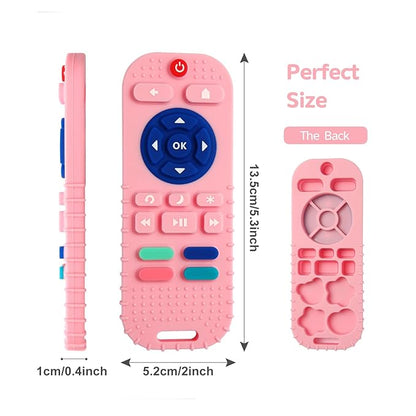 Hooku 2 Pack Silicone Teething Toys for Babies 0-6 Months, Teethers for Babies 6-12 Months