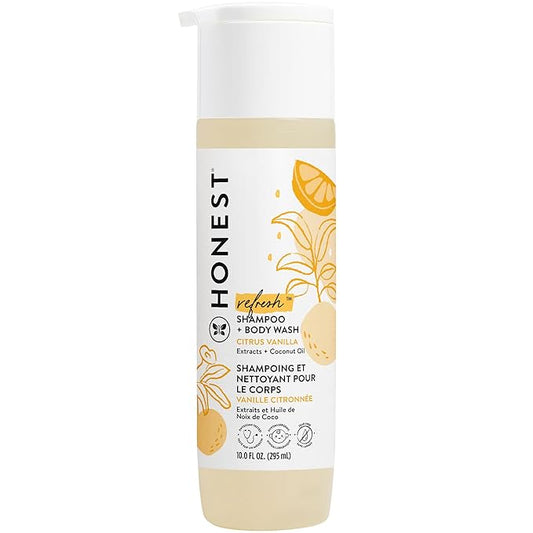 The Honest Company 2-in-1 Cleansing Shampoo + Body Wash | Gentle for Baby 10 fl
