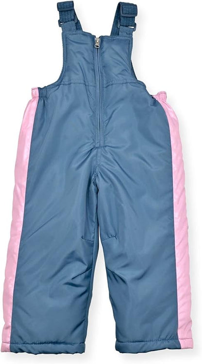 Arctic Quest Little Girls Bib Snow Pants and Ski Jacket Water-Resistant Snowsuit For Kids Winter Jacket For Girls