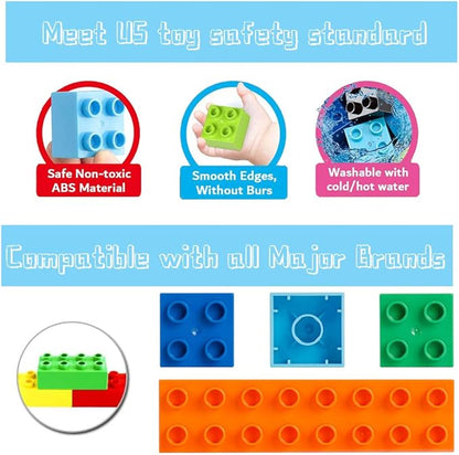 Building Blocks for Toddlers 2-5, 171 Pieces Blocks Car Set for Kids Classic Large Building Bricks Compatible with All Major Brands Educational Toys for All Ages