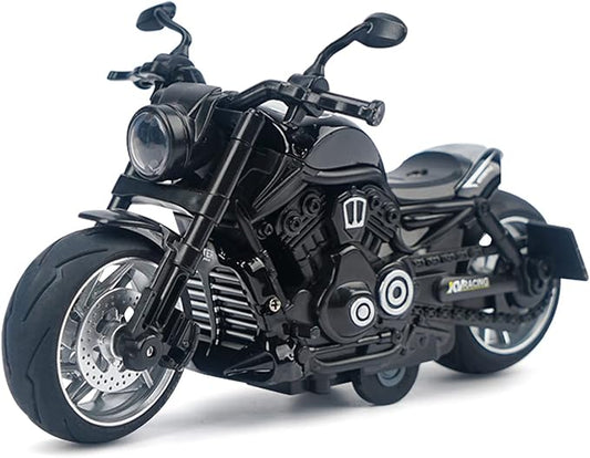 Pull Back Motorcycle Toys - Toy Motorcycle with Flashing Light 3+ Kids